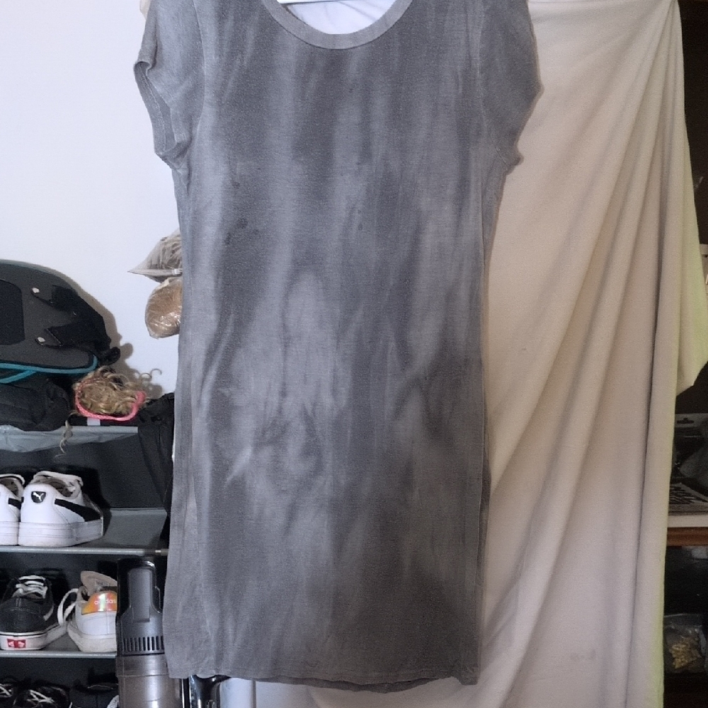 Gray Midi Dress